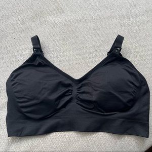 Motherhood Maternity Nursing Bra Black 1X